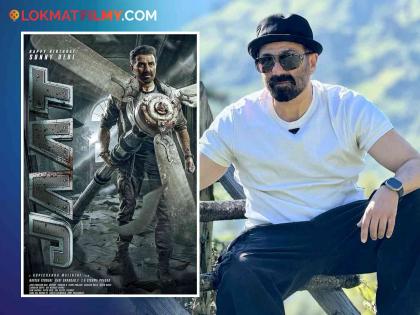 bollywood actor sunny deol upcoming jaat movie poster release on social media surprise to fans on his birthday | हातात पंखा अन् नजरेत आग! वाढदिवशी सनी देओलचं चाहत्यांना सरप्राइज; नव्या चित्रपटातून येणार भेटीला 