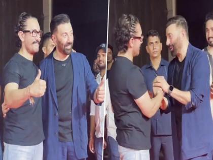 pair of Aamir-Sunny will be seen on the big screen; Working with famous director rajkumar santoshi | मोठ्या पडद्यावर दिसणार आमिर-सनीची जोडी; या प्रसिद्ध दिग्दर्शाकासोबत करणार काम