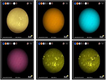 ISRO Aditya-L1 :Big success of ISRO; Aditya-L1 took first ever full disk image of Sun | ISRO च्या हाती मोठे यश; Aditya-L1 यानाने पहिल्यांदाच घेतले सूर्याचे फुल डिस्क फोटो