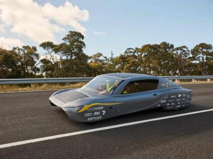 travel 1 thousand km in just one charge super solar car entered in guinness book | केवळ एका चार्जिंगमध्ये १ हजार किमी प्रवास; सुपर सोलर कारची गिनीज बुकमध्ये नोंद