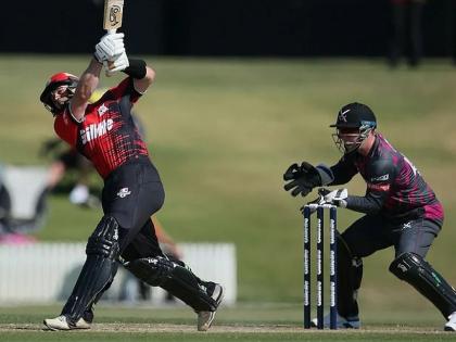 Ajaz Patel who took 10 wickets vs Team India was brutally smashed by 2 batters in T20 League match | 'दे दणादण'! भारताच्या १० विकेट्स घेणाऱ्या एजाज पटेलची धुलाई; २ ओव्हरमध्ये दिल्या ३१ धावा