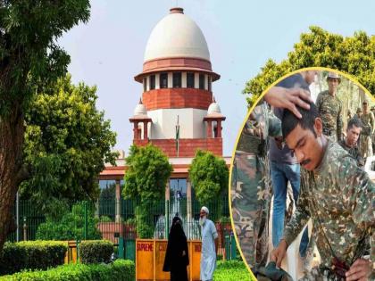 Supreme Court is hearing a suo motu writ petition regarding officer cadets discharged from military training institutes | 'त्या' ५०० जवानांसाठी सुप्रीम कोर्ट पुढे सरसावलं; केंद्र अन् तिन्ही सैन्य दलाकडे मागितले उत्तर Supreme Court is hearing a suo motu writ petition regarding officer cadets discharged from military training institutes | 'त्या' ५०० जवानांसाठी सुप्रीम कोर्ट पुढे सरसावलं; केंद्र अन् तिन्ही सैन्य दलाकडे मागितले उत्तर