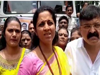 Supriya sule support of Raj Thackeray family in case of ED investigation | राज ठाकरेंच्या कुटुंबीयांच्या पाठिशी सुप्रिया'ताई', दमानियांच्या टीकेला प्रत्युत्तर