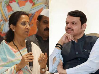 Supriya Sule has clarified whether she met Deputy Chief Minister Devendra Fadnavis at Sagar Bungalow | देवेंद्र फडणवीसांची सागर बंगल्यावर भेट घेतली? सुप्रिया सुळेंनी सगळंच सांगितलं