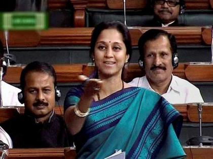 supriya sule criticises bjp over delhi government bill officer transfer in lok sabha | लोकसभेत सुप्रिया सुळेंचा संताप; म्हणाल्या, “AAP ने आम्हाला चोर म्हटले ठीक आहे, पण...”