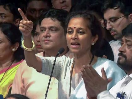 Supriya Sule angered by BJP post to Nikhil Bhamre who posted controversial post about Sharad Pawar, said... | शरद पवारांबाबत वादग्रस्त पोस्ट करणाऱ्या तरुणाला भाजपाकडून पद, सुप्रिया सुळे संतप्त, म्हणाल्या...  