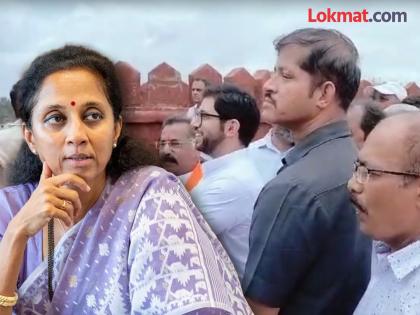 "See what happens if our leaders' hair is shocked"; Supriya Sule's warning after the raid on Rajkot Fort | "आमच्या नेत्यांच्या केसाला धक्का बसला तर बघा काय होतं"; सुप्रिया सुळेंचा इशारा