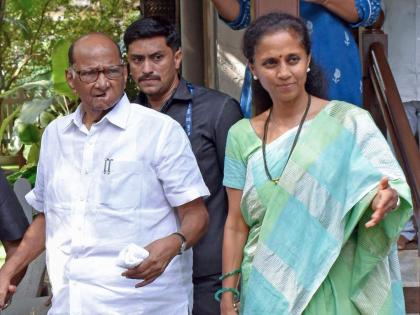 Sharad Pawar must have sidelined the leaders to bring forward the Daughter; Congress leader's claim | मुलीला पुढे आणण्यासाठी शरद पवारांनी नेत्यांना बाजूला केलं असावं; काँग्रेस नेत्याचा दावा