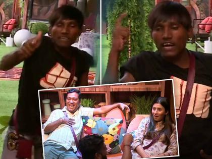 bigg boss marathi 5 season reel star suraj chavan of teaching marathi ukhane to other contestant video goes viral on social media | " हौसेने केली बायको ती निघाली सायको..."  बिग बॉसच्या घरात सूरज चव्हाणचे गुलीगत उखाणे