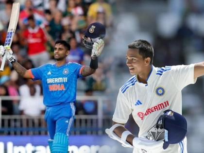 Suryakumar Yadav nominated for ICC Men's T20I cricketer of the year 2023 & Yashasvi Jaiswal nominated for ICC Men’s Emerging Cricketer of the Year 2023 | सूर्यकुमार यादव, यशस्वी जैस्वाल ICC Award 2023 च्या शर्यतीत; जाणून घ्या समोर कोण 
