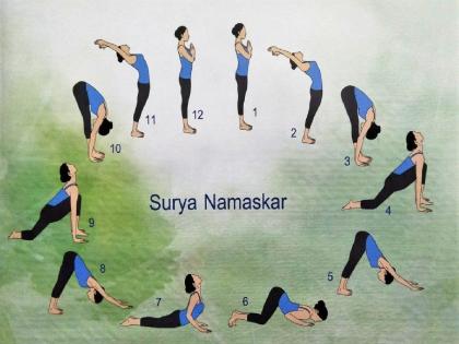 suryanamaskar-consists-of-12-asana-see-what-are=the-advantages-of-suryanamaskar | 'सूर्यनमस्कार' हा साधासुधा व्यायाम नाही; ती आहे १२ आसनांची अनोखी मालिका, थक्क करणारे फायदे!