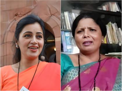 shiv sena thackeray group sushma andhare criticised navneet rana over saffron sari and pathan movie song row | Maharashtra Politics: “नवनीत अक्कांनी भगव्या रंगाची साडी नेसून डान्स केलाय, त्याची चर्चा का बरं नाही?”: सुषमा अंधारे