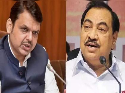 I was going to be the Chief Minister, but ... "; Eknath Khadse again targets Devendra Fadnavis | शर्यतीत होतोच, मीच मुख्यमंत्री होणार होतो, पण..."; एकनाथ खडसेंचा पुन्हा देवेंद्र फडणवीसांवर निशाणा