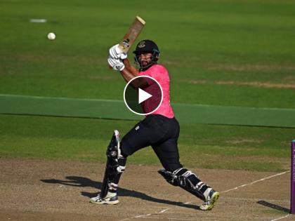 Surrey  vs Sussex : Back to Back hundred for Sussex Captain Cheteshwar Pujara, complet century in 104 ball with 9 fours and 2 sixes, Video  | Cheteshwar Pujara Century : चेतेश्वर पुजाराची बॅट पुन्हा तळपली, वन डे क्रिकेटमध्ये सलग दुसरी सेंच्युरी झळकवली, Video