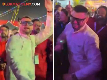 marathi cinema actor swapnil joshi dance on garba song in nagpur video viral on social media | "केसरियो रंग तने लाग्यो रे...", स्वप्नील जोशीने गरब्याच्या गाण्यावर धरला ठेका; व्हिडीओ व्हायरल 