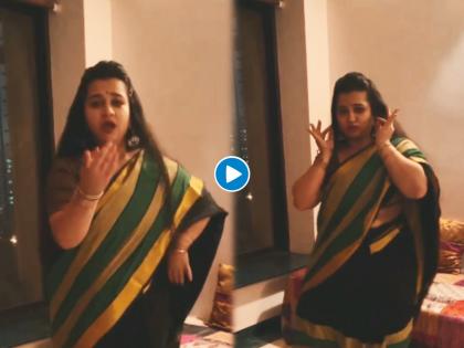 yeu kashi tashi me nandayla fame actress anvita phaltankar share dance video | Video: ऊफ्फ्फ तेरी अदा! माधुरी दीक्षितच्या गाण्यावर स्वीटूचा अफलातून डान्स