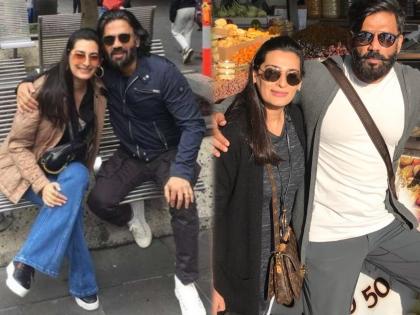 Suniel shetty share photo with wife mana shetty on their 30th wedding anniversary | माना शेट्टीसोबत लग्न करण्यासाठी सुनील शेट्टीला करावी लागली ९ वर्षे प्रतीक्षा, हे आहे यामागचं कारण