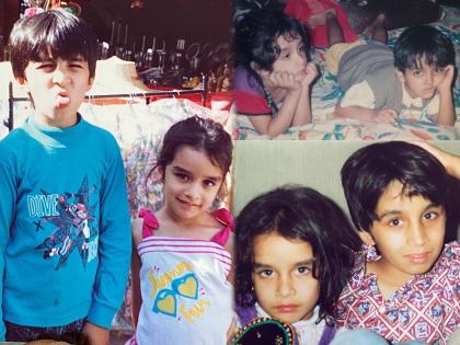 This cute girl who is seen with her brother is famous Bollywood actress today | भावासोबत फोटोत दिसणाऱ्या या मुलीला ओळखलंत का? आज आहे बॉलिवूडची टॉप अ‍ॅक्ट्रेस