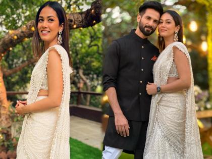 Mira kapoor wears 1 lakh 68 thousand rupees saree on shahid kapoors sister wedding | लग्न नणंदेचं पण चर्चा शाहिद कपूरची पत्नी मीराच्या साडीची, साडीची किंमत वाचून व्हाल थक्क