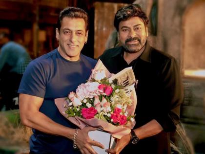 Salman khan joins chiranjeevi in his movie godfather watch first photo and know all about the movie | चिरंजीवीच्या Godfatherमध्ये सलमान खानची एन्ट्री, भाईजान करणार साऊथमध्ये डेब्यू