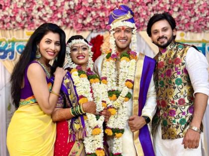 Did you know sukh mhanje nakki kay asta ’ Fame actor Sanjay Patil got married, find out who his wife is | ‘सुख म्हणजे नक्की काय असतं’ फेम अभिनेता संजय पाटील अडकला लग्नबंधनात, जाणून घ्या कोण आहे त्याची पत्नी