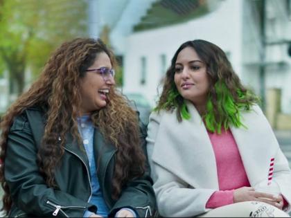 Double xl teaser now released Sonakshi Sinha and Huma Qureshi will be seen | सोनाक्षी सिन्हा-हुमा कुरैशीची 'डबल एक्सएल' जोडी, चित्रपटासाठी अभिनेत्रींनी केलं जबरदस्त बॉडी ट्रान्सफॉर्मेशन