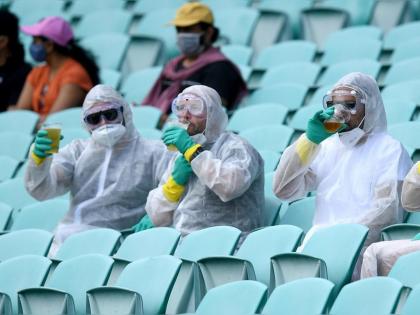 India vs Australia, 3rd Test : सोशल डिस्टन्सिंग, PPE किट्स अन् बरंच काही; सिडनी कसोटीतील हे Photo पाहाच
