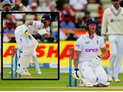 Ind vs Eng 5th Test Jasprit Bumrah fast ball hits on Ben Stokes private part and he collapses watch video | Ind vs Eng 5th Test: अरेरे... Jasprit Bumrah चा वेगवान चेंडू थेट Ben Stokes ला नको तिथे लागला अन् तो कळवळला