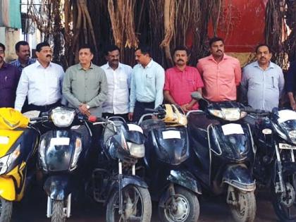 Two gangsters arrested for stealing a bike; Proceedings of the Criminal Investigation Department | दुचाकी चोरणाऱ्या दोन टोळ्यांना अटक; गुन्हे अन्वेषण विभागाची कारवाई