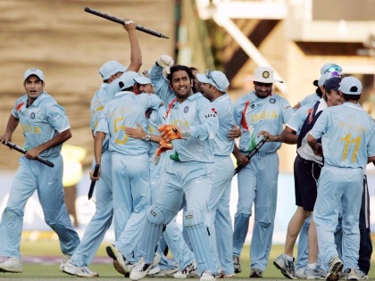 on this day team india win the 2007 t20 world cup | यशस्वी ठरली धोनीची चाल, अन जोहान्सबर्गमध्ये टीम इंडियाने केली होती कमाल....