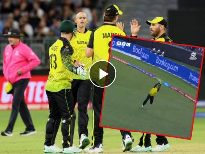 T20 World Cup, AUS vs SL : What a catch by David Warner, Sri Lanka was down then Charith Asalanka smashed 38* runs from 25 balls helped Sri Lanka to post 157 for 6. | T20 World Cup, AUS vs SL : David Warner ने भारी कॅच घेतला! श्रीलंकेच्या डावाला दिली कलाटणी, ऑस्ट्रेलियाची आव्हान टीकवण्यासाठी धडपड, Video 