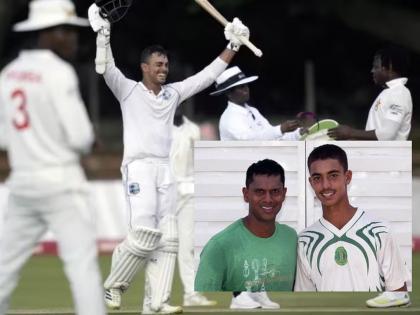 Bap Sawai Beta, Shivnarayan Chanderpaul's Son Tagenarine Chanderpaul's record-breaking innings in Tests, caught the attention of the cricket world | बाप सवाई बेटा, शिवनारायण चंद्रपॉलच्या लेकाची कसोटीत रेकॉर्डब्रेक खेळी, वेधले क्रिकेट जगताचं लक्ष