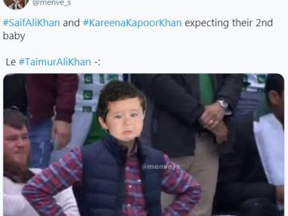 Funny memes on Taimur Ali Khan goes viral after Kareena announces her second pregnancy