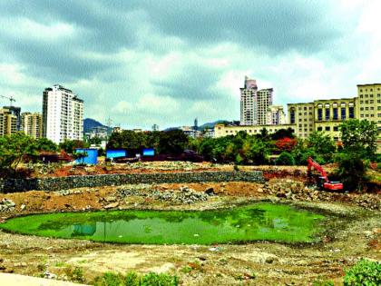 On the way to the extinction of Thane Lake | ठाण्यातील तलाव नामशेष होण्याच्या मार्गावर