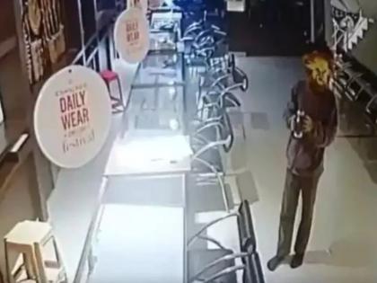 in tamilnadu thief wear animal mask paints cctv camera stollen 8 crore rupees jewellery | भन्नाट शक्कल! मास्क, स्प्रेचा वापर करत १५ किलोंचे दागिने लंपास; चोरांचा पराक्रम सारेच चकीत