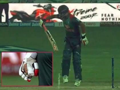 Asia Cup 2018: After fracture he came to play in the field and fought with one hand | Asia Cup 2018: हाताला फ्रॅक्चर झाल्यावरही तो मैदानात खेळायला आला आणि किल्ला लढवला