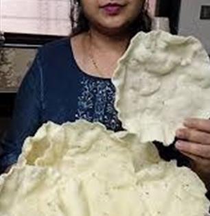 पिठ शिजवण्याची झंझट नाही! कुकरच्या एका शिट्टीत करा तांदूळाचे पापड - इतकी सोपी पद्धत कधी पाहिलीच नसेल...