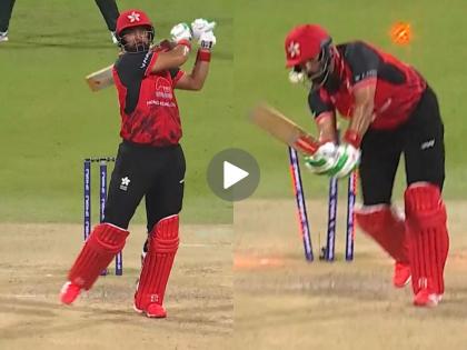 Asia Cup 2025 Bangladesh vs Hong Kong 3rd Match Tanzim Hasan Sakib Bowled Babar Hayat A Perfect Response After Conceding A Six Watch Video | Asia Cup 2025 : बाबरनं षटकार मारत रुबाब झाडला! पण दुसऱ्याच चेंडूवर गोलंदाजानं असा घेतला बदला (VIDEO)