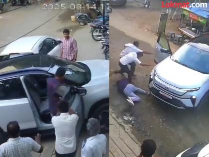 A man died after being hit by a Harrier EV in Tamil Nadu | तामिळनाडूच्या शोरूममध्ये भीषण अपघात, टाटा हॅरियर ईव्हीने गाडीच्या मालकालाच चिरडले