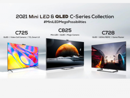 Tcl launched the c825 tcl c728 and the tcl c725 tvs today price specification  | TCL ने भारतात लाँच केले 3 स्मार्ट MINI LED TV; जाणून घ्या फीचर्स आणि किंमत 