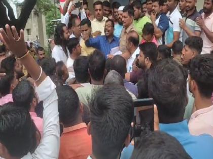 A teacher from a school in Senapati Kapshi Kagal taluka kolhapur, was beaten up by a mob for teasing a girl | Kolhapur: शिक्षकानेच विद्यार्थीनींची छेड काढली, संतप्त जमावाने दिला बेदम चोप A teacher from a school in Senapati Kapshi Kagal taluka kolhapur, was beaten up by a mob for teasing a girl | Kolhapur: शिक्षकानेच विद्यार्थीनींची छेड काढली, संतप्त जमावाने दिला बेदम चोप