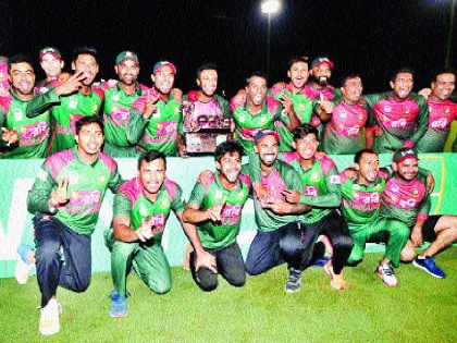 Bangladesh won the T20 series, defeating West Indies by 19 runs | बांगलादेशने टी२० मालिका जिंकली, विंडीजचा १९ धावांनी केला पराभव