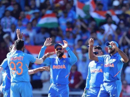 ICC World Cup 2019 Team India 'ready to rumble' vs England in new orange jersey Exclusive Photo | ICC World Cup 2019 : भगव्या जर्सीत कसे दिसतात भारतीय खेळाडू; पाहा Exclusive Photo