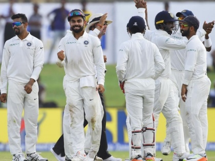 Second push to Sri Lanka, | भारताचा श्रीलंकेवर एक डाव 239 धावांनी दणदणीत विजय, मालिकेत भारताची 1-0 आघाडी