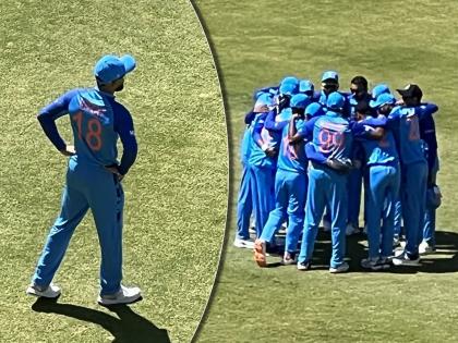 IND vs WACA Practice Match : Virat Kohli not playing but fielding on long off, Rohit Sharma is in playing XI, but not fieilding | IND vs WACA Practice Match : Virat Kohli दुखापतग्रस्त? सराव सामन्यात खेळत नसल्याने चर्चा; जाणून घ्या महत्त्वाचे अपडेट्स