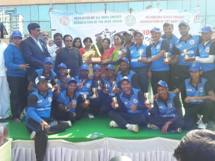 Maharashtra won the title of the National Cricket Tournament | मुक-बधिरांच्या राष्ट्रीय क्रिकेट स्पर्धेत महाराष्ट्राला जेतेपद