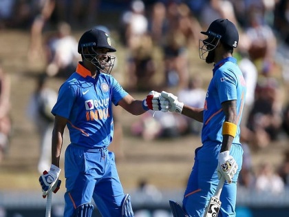New Zealand vs India, 3rd ODI : First time in over 10 years India have had century partnerships for 4th and 5th wicket in an ODI | NZvsIND, 3rd ODI : टीम इंडियाच्या फलंदाजांनी इतिहास रचला; जवळपास दहा वर्षांनंतर प्रथमच हा पराक्रम केला