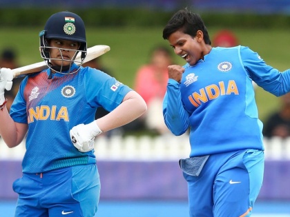 ICC Women's T20 World Cup: India Women win by 4 runs, qualified for semifinal svg | ICC Women's T20 World Cup : टीम इंडियाची विजयी हॅटट्रिक अन् उपांत्य फेरीची पात्रता निश्चित
