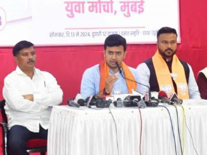 Tejasvi Surya slams Rahul Gandhi over debate challenge given to PM Narendra Modi | "पंतप्रधान मोदी यांच्याशी चर्चा करण्यासाठी समोरची व्यक्ती त्या बरोबरीची असायला हवी"