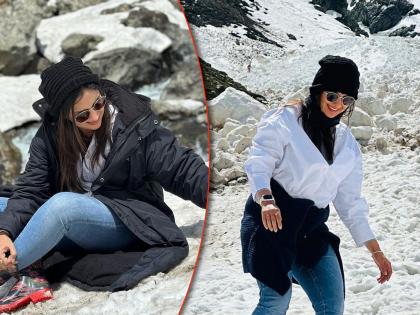 Marathi actress tejashri pradhan enjoying vaction in kashmir | ये हसी वादिया, ये खुला आसमाँ..सारं काही विसरत ही मराठमोळी अभिनेत्री निघाली व्हॅकेशनला